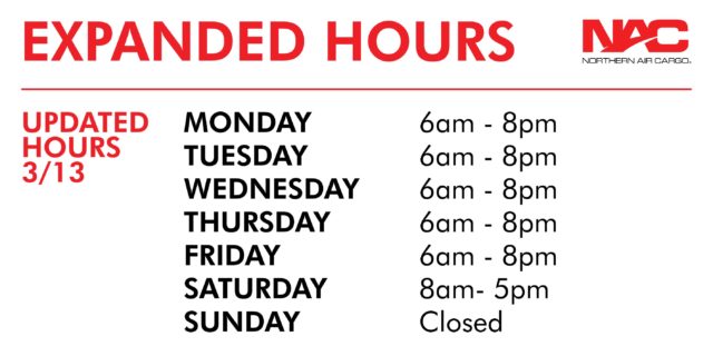 NAC Expanded Hours 3/13